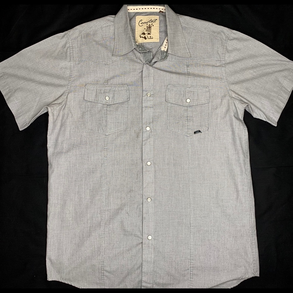 Coastal Grey Button Down